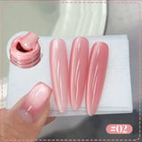 12ml 1-16pcs Autumn Nails New Clear Pink Glass Bead Moonlight Magnet Cat Eye Gel Nail Polish Whitening Nail Supplies