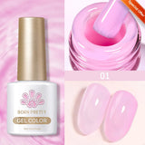 10ml Blossoming Gel Nail Polish Clear Watercolor Spreading Effect Functional Gel Easy To Apply Nail Art Design Home