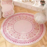 Sweet Irregular Bedroom Bedside Carpet Small Fresh Style Living Room Rugs Creative Fashion Dressing Table Floor Mats Alfombra