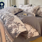 New Style Natural Linen Crinkled Yarn Duvet Cover Skin-friendly, Breathable Pillowcase and Quilt Cover