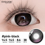 1 Pair(2pcs) Violet/Pure Black/Mint Green/Silver Gray Cosmetic Contact Lenses Russian Style Non-Prescription