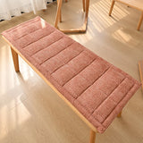 1PC Solid Color Thicken Sponge Bench Cushion Thickened Soft Long Bench Cushion Sofa Seat Mat Cushion for Available All Seasons