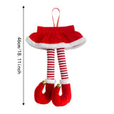 Leg Shaped Car Hanging Ornaments Novelty Funny Christmas Car Decor Unique Auto Interior Pendant Leg Shaped Ornament Xmas