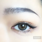 1 Pair Vibrant Gray Blue Green Color Contact Lenses Fresh Lady Me Series Yearly Soft Contacts Beauty Lens for Dark Eyes Makeup