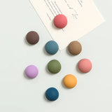 Frosted Magnet Mo Landi Round Paste Whiteboard Hole Plate Photo Paste Simple Refrigerator Magnets