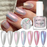 7ml Auroras Glitter Nail Polish No Need of UV/LED Lamp Nail Supplies Vernis White Pink Silver Pearl Effect for Nails