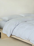Waed Cotton Pure Color Bedding Set Four-Piece Tee-Piece Duvet Cover Single Bedding Set Breathable Comfortable All Seasons