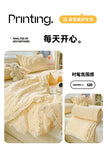Class A Pure Cotton Summer Quilt Soybean Fiber Thin Quilt Princess Style Lace Ruffles Comforter Summer Air Conditioned Blanket