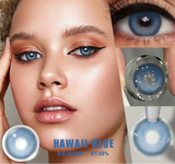 1 Pair Myopia Lenses Color Contact Lenses with 0~-8.00 Prescription Degree Cosmetic Natural Black Big Eyes Lens Yearly