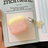 Foundation Star Yellow Cover + Pendant Earphone Case Suitable for Apple for Airpodspro2 Case/For Airpodspro Case/For Airpods4 Case/For Airpods3 Case/For Airpods2 Case/Fashionable Women's Earphone Case/Simple Earphone Case