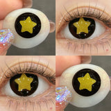 1pair Anime Mavuika Cosplay Color Contact Lenses Halloween Contacts