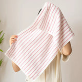 Stripe Pure Towels Absorbent Towels for Bathroom Skin-Friendly Soft Comfortable Kids Face Towel Hand Towel  Beach Bath Towel