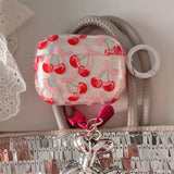 Cute Cherry Earphone Cases For Airpods 4 Pro 2 Soft Transparent Headphone Cover For Apple Airpod 3 Pro 2 1 3rd Generation Case