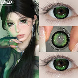 1 Pair New Product Korea Cosplay Contacts Lenses Fashion Yellow Brown Soft Color Contacts Fast Shiping Yearly