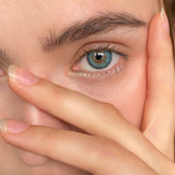 Blue Colored Contact Lenses 1 Pair Natural Yearly Disposable Cosmetic Eye Lens 14.2mm Soft Color Lens