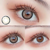 1 Pair/2pcs Lenses Blue Series Beauty Contact Lenses for Eyes Comestics Natural Pupil Eye Color Lens Myopia Brown Lenses