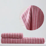 Stripe Pure Towels Absorbent Towels for Bathroom Skin-Friendly Soft Comfortable Kids Face Towel Hand Towel  Beach Bath Towel