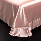 4pcs printed luxury high-end silk bedding set soft satin single double duvet cover pillowcase flat sheet or fitted sheet set