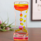 Acrylic Liquid Hourglass Timer Pressure-reducing Two-color Liquid Oil Drain Creative Oil Drop Process Desktop Display Hourglass