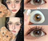  2Pcs New product  Color Contact Lenses Myopia Degree -0.00 to -8.00 natural lenses Soft Lens EyeBeauty Pupil ﻿