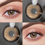Natural Gray Colored Contact Lenses,  Soft Eye Lenses for Daily Wear, Office, Dating, Party, Travel & Beauty Makeup