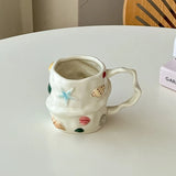 300ml Milk Cup Seashell Ceramic Mug Ocean Themed 3D Coffee Cup Cute Gift for Women/Men Handmade Festival Gift Kitchen Accessorie