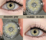 2Pcs Best Selling Contacts Colored Lenses Myopia Degree -0.00 to -8.00 Blue Green Grey Series Soft Lens EyeBeauty Pupil