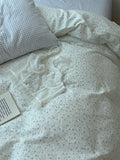 Pure Cotton Fledding Set Four-Piece Queen Size Bed eet Cover Duvet Cover Bedding Protector Single Dormi Bed Linens