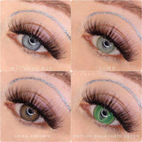 Colored Contact Lenses for Eyes 2Pcs Natural Blue Cosmetic Lenses Beauty Eye Pupilles Yearly Soft Lens