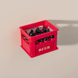 Mini Simulation Refrigerator Magnet Supermarket Supply Station Drink Sign Magnetic Stick-On Plate Tray Decorative Turnover Box