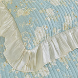 2pcs 100%Cotton Thickened Pillowcase Quilted Pillow Cover 48x74cm PillowCover Cushion Covers Bed Printed Pillowsham with Lace
