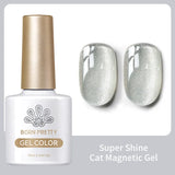 Auroras Cat Magnetic Gel Nail Polish Reflective Sparkling Glitter Semi Permanent Nail Art Soak Off LED UV Gel Varnis