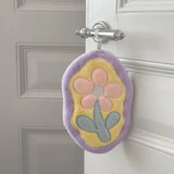 Tulip Printed Hand Towel INS Style Cleaning Cloth Absorbent Soft Hanging Towels Kitchen Creative Hand Cloth Kids Bathing Towel