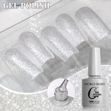 10ML Gel Nail Polish Solid Color Glass Gel Varnish Nail Art Gel Spring Summer Gel Nail Soak Off UV Gel Gel Vernis