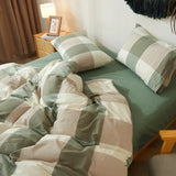 1pcs Duvet Cover Nordic sling 100 Cotton Stripes 150x200 King Size housse de couette Skin friendly Quilt Cover Bed Linen