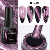 7ml Moonlight Magnetic Gel Nail Polish - Galaxy Effect,Soak-Off UV LED Glitter Gel for Shiny and Elegant Manicure