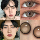 1 Pair Men Lenses Colored Contact Lenses for Eyes Blue Eye Lenses Natural Prescription Myopia Beauty Pupil Free Shipping