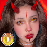 1pair Cateye Cosplay Color Contact Lenses Halloween Contacts