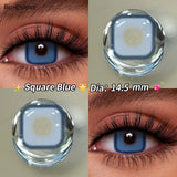 1 Pair Colored Contact Lenses for Eyes Natural Eye Pupils Contact Blue Lenses Green Lenses Fashion Lenses 2PCS