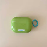 Summer pure color headset case for apple airpods 2 1 2nd 3 charging box fundas for airpod pro 5 colors ins yellow green blue