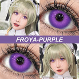 2pcs Hot Cosplay Contact Lenses for Eyes Black Eye Lenses Red Lens Eye Makeup for Halloween Anime Cosplay Crazy Lenses