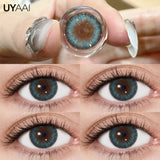 Contact Lens Makeup Red Lens Cosplay Colored Pupils Cosmetics Natual Black Lens Woman Pink Pupils Color Contacts Blue lens