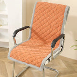 Milk Velvet Integrated Chair Cushion Household Dining Chair Cushion Comfortable Stool Covers for Prolonged Sitting in The Office
