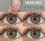 1 Pair Colored Contact Lenses for Eyes Natural Fashion Lenses Gray Beauty Pupils Blue Eye Lenses Cosmetics Soft Lenses