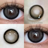 Prescription Contact Lenses Myopia Lenses with Diopters Natural Pupils Color Contact Lenses for Eyes Brown Lenses 2pcs
