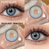 1 Pair  Contact Lenses for Eyes Color Eye Contacts Brown Gray Lens Beautiful Pupils for Makeup Yearly Use