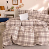 New All-cotton Class A Striped Washed Cotton Quilt Cover Skin-friendly and Comfortable Bedding Covers 160X210 220X240