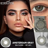 1 Pair Brown Contact Lenses for Eye Natural Beauty-health Colored Lenses Gray Pupils Cosmetics Blue Lenses Yearly Use