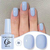 10ML Gel Nail Polish Solid Color Glass Gel Varnish Nail Art Gel Spring Summer Gel Nail Soak Off UV Gel Gel Vernis
