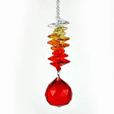 Hanging Crystal Lighting Ball Pendant DIY Tree Of Life  Sun Catcher  Prism for Outdoor Home